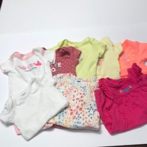 8-Piece Infant Girls’ Bundle size 3M and 3-6M